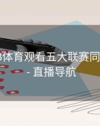 如何在B体育观看五大联赛同步直播？ - 直播导航