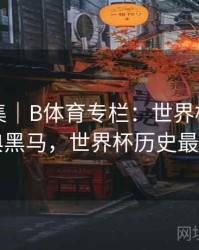 亮点合集｜B体育专栏：世界杯历史上的经典黑马，世界杯历史最大黑马