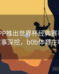 B体育APP推出世界杯经典赛事回顾专栏 - 故事深挖，b0b体育在哪下载