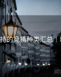 B体育支持的竞猜种类汇总｜新手教学