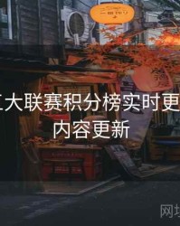 B体育五大联赛积分榜实时更新指南｜内容更新