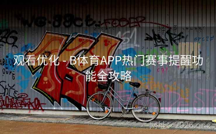 观看优化 - B体育APP热门赛事提醒功能全攻略