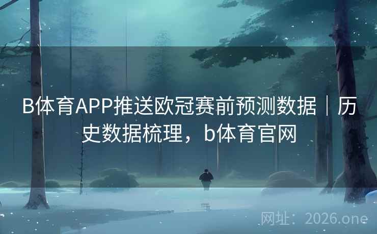 B体育APP推送欧冠赛前预测数据|历史数据梳理,b体育官网 B体育APP推送欧冠赛前预测数据|历史数据梳理,b体育官网