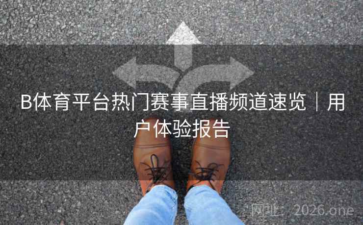 B体育平台热门赛事直播频道速览｜用户体验报告