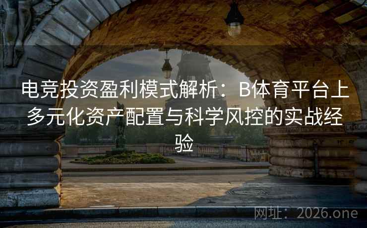 电竞投资盈利模式解析:B体育平台上多元化资产配置与科学风控的实战经验 电竞投资盈利模式解析:B体育平台上多元化资产配置与科学风控的实战经验
