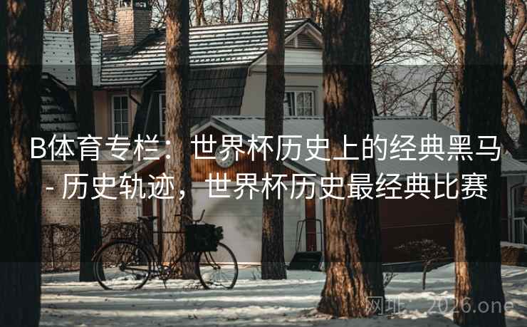 B体育专栏:世界杯历史上的经典黑马 - 历史轨迹,世界杯历史最经典比赛 B体育专栏:世界杯历史上的经典黑马 - 历史轨迹,世界杯历史最经典比赛