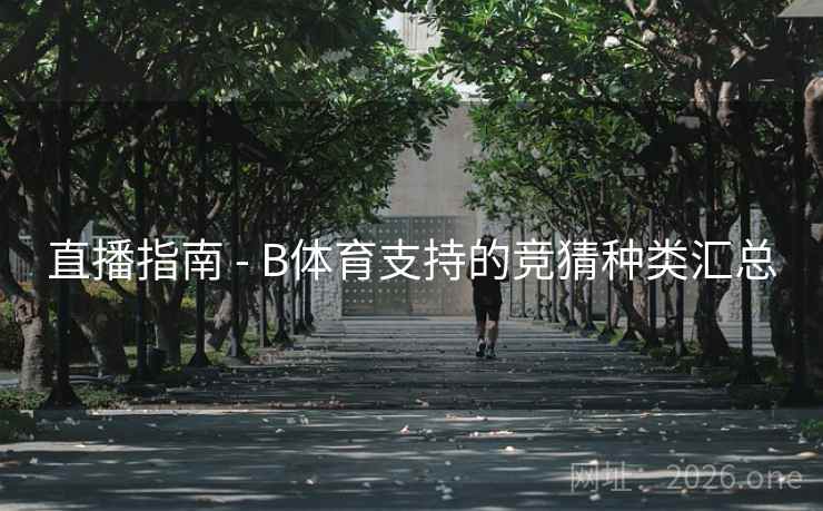 直播指南 - B体育支持的竞猜种类汇总 直播指南 - B体育支持的竞猜种类汇总