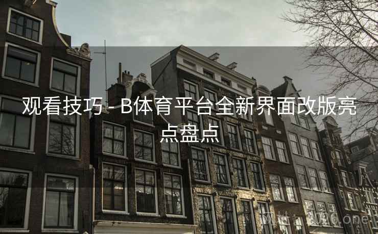 观看技巧 - B体育平台全新界面改版亮点盘点 观看技巧 - B体育平台全新界面改版亮点盘点
