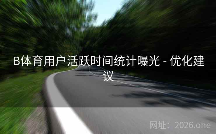 B体育用户活跃时间统计曝光 - 优化建议 B体育用户活跃时间统计曝光 - 优化建议