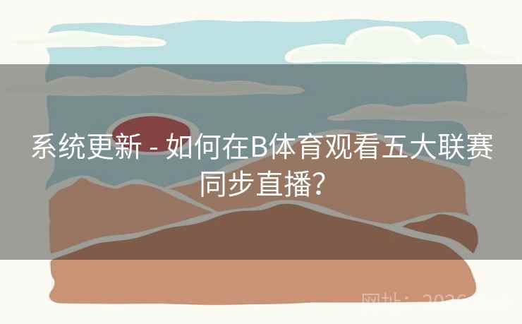 系统更新 - 如何在B体育观看五大联赛同步直播？