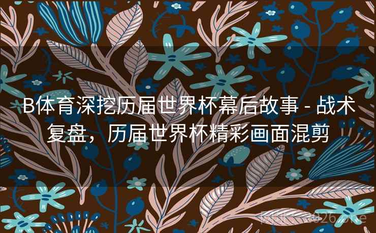 B体育深挖历届世界杯幕后故事 - 战术复盘,历届世界杯精彩画面混剪 B体育深挖历届世界杯幕后故事 - 战术复盘,历届世界杯精彩画面混剪